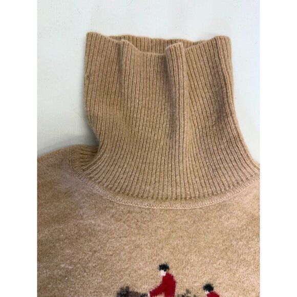 Womens Ralph Lauren Equestrian 100% Lambswool Sweater Size Small Old Money Flaws - Picture 13 of 16